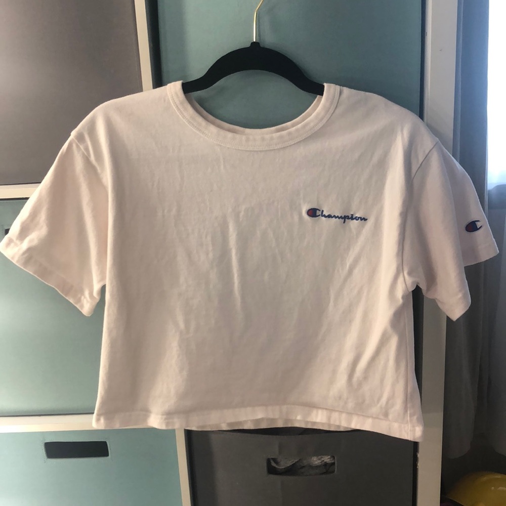 Womens champion cropped tee